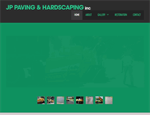 Tablet Screenshot of jppaving-nj.com